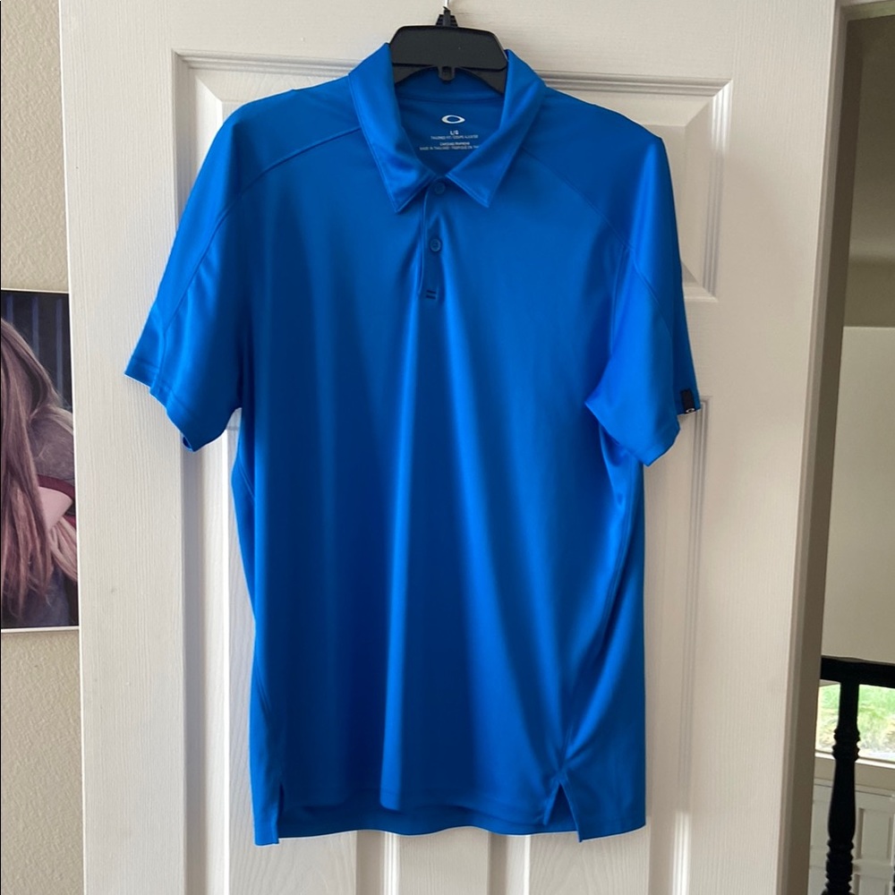 Oakley Men's Blue Polo Shirt